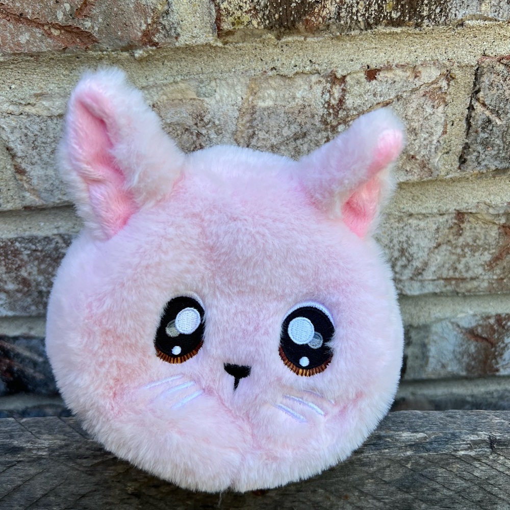 Nana surprise bear  zip up pouch pink